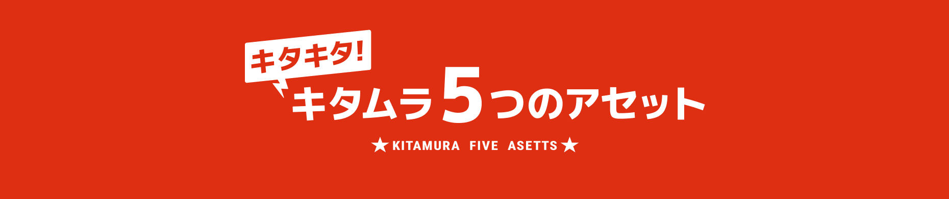 キタムラ5つのアセット